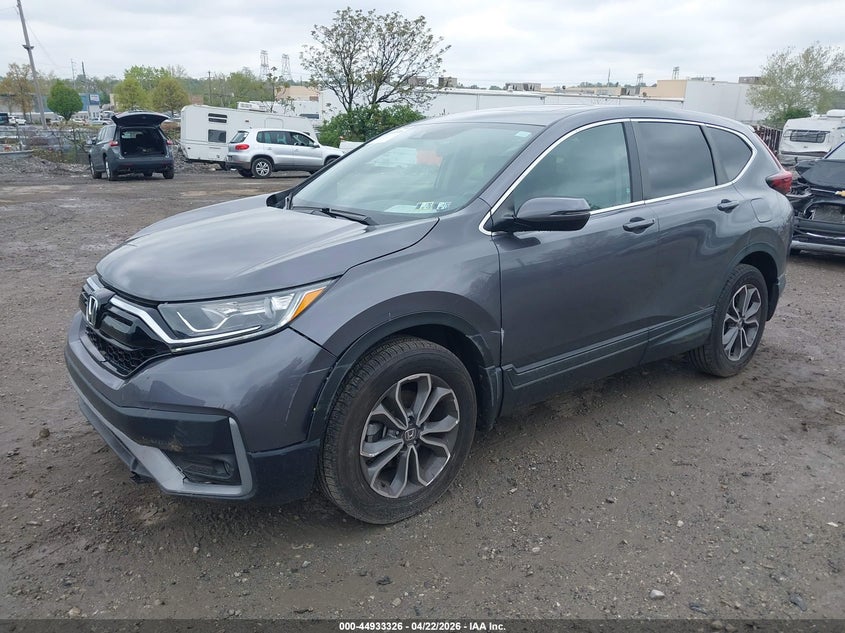 2022 Honda Cr-v VIN 7FARW2H58NE035321 IAAI salvage auction — RIGHT FRONT, Salvage (Pennsylvania), sold $11,100 on 2026-07-22 (photo 2)