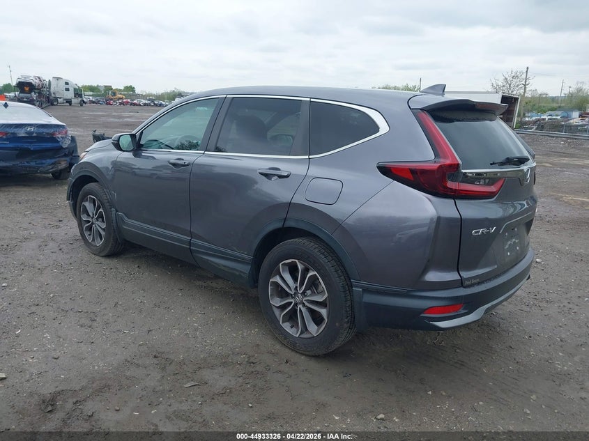 2022 Honda Cr-v VIN 7FARW2H58NE035321 IAAI salvage auction — RIGHT FRONT, Salvage (Pennsylvania), sold $11,100 on 2026-07-22 (photo 3)