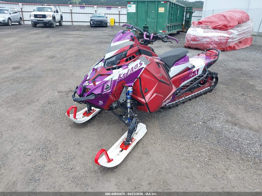 2022 Polaris Snowmobile VIN SN1TFG8RXNC827515 IAAI salvage auction — REAR END, Bill Of Sale (Washington), sold $3,000 on 2026-07-22 (photo 2)