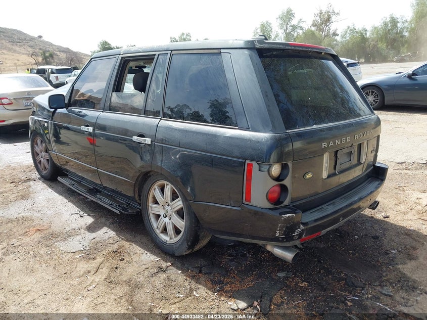 2006 Land rover RANGE ROVER VIN SALME15446A217258 IAAI salvage auction — FRONT END, Salvage (California), sold $25 on 2026-07-21 (photo 3)