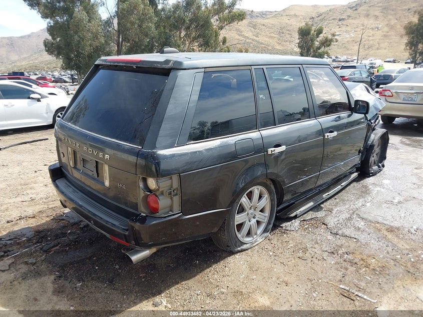 2006 Land rover RANGE ROVER VIN SALME15446A217258 IAAI salvage auction — FRONT END, Salvage (California), sold $25 on 2026-07-21 (photo 4)