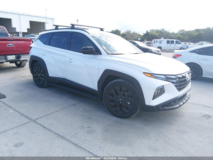 2024 Hyundai Tucson VIN KM8JF3DE5RU299920 IAAI salvage auction — LEFT REAR, Rebuildable (Florida), sold $8,575 on 2026-07-08 (photo 1)