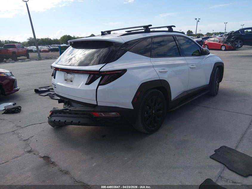 2024 Hyundai Tucson VIN KM8JF3DE5RU299920 IAAI salvage auction — LEFT REAR, Rebuildable (Florida), sold $8,575 on 2026-07-08 (photo 4)