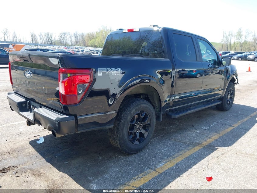2024 Ford F-150 VIN 1FTEW2LP7RFB50187 IAAI salvage auction — RIGHT FRONT, Salvage (Michigan), sold $15,000 on 2026-07-31 (photo 4)