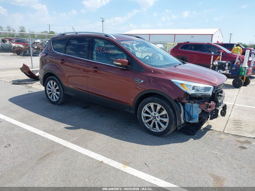 2018 Ford Escape VIN 1FMCU0J96JUA51491 IAAI salvage auction — FRONT END, Salvage (Idaho), sold $1,250 on 2026-07-18 (photo 1)