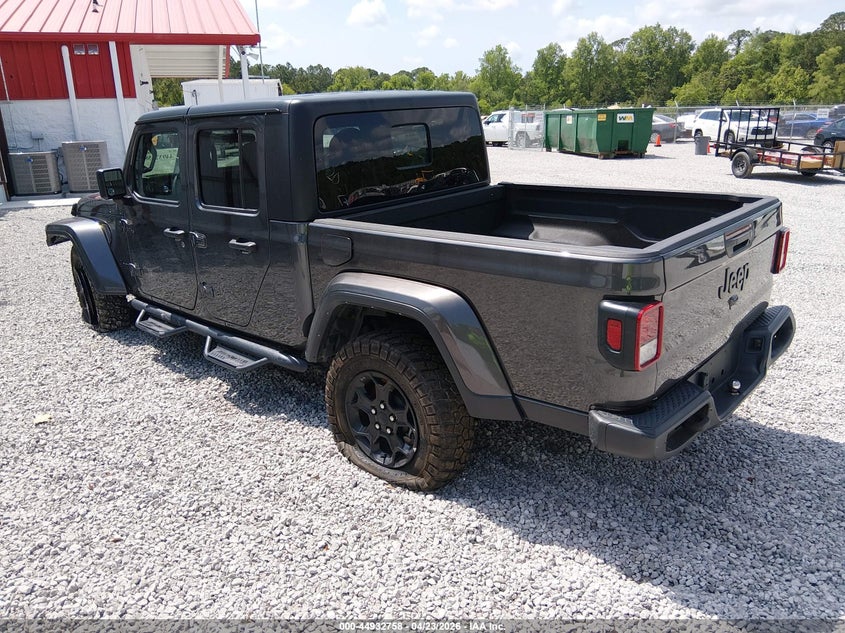 2023 Jeep Gladiator VIN 1C6HJTAG9PL574240 IAAI salvage auction — FRONT END, Salvage (Alabama), sold $9,675 on 2026-07-30 (photo 3)
