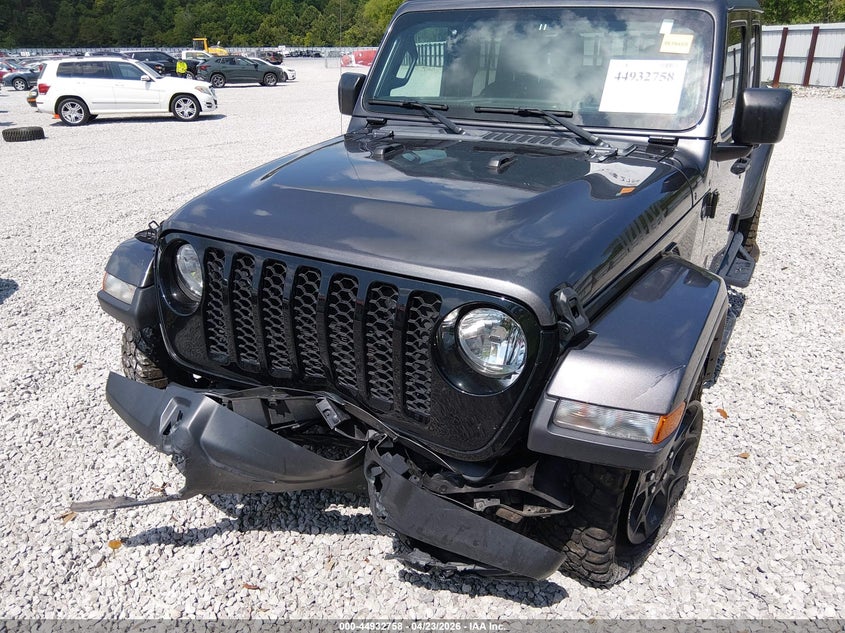 2023 Jeep Gladiator VIN 1C6HJTAG9PL574240 IAAI salvage auction — FRONT END, Salvage (Alabama), sold $9,675 on 2026-07-30 (photo 6)