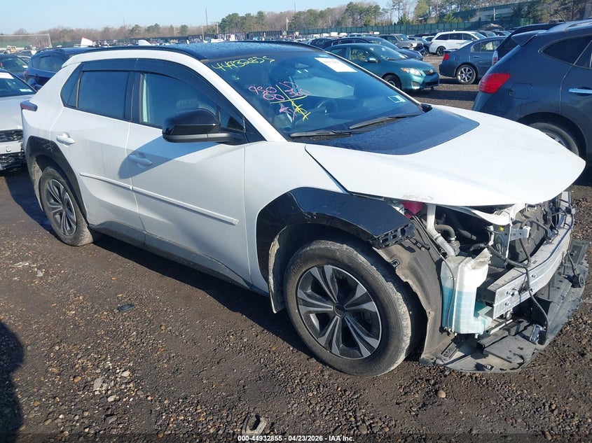 2023 Toyota Bz4x VIN JTMABACA3PA034169 IAAI salvage auction — FRONT END, Mv-907A (New York), sold $7,150 on 2026-08-25 (photo 1)