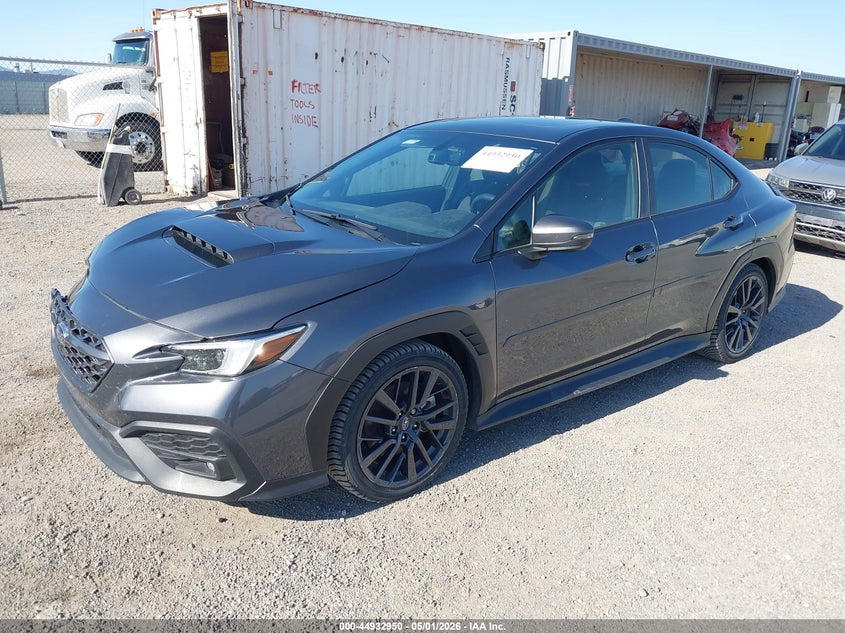 2023 Subaru Wrx VIN JF1VBAL6XP9808132 IAAI salvage auction — RIGHT FRONT, Salvage Title, sold $11,025 on 2026-07-16 (photo 2)