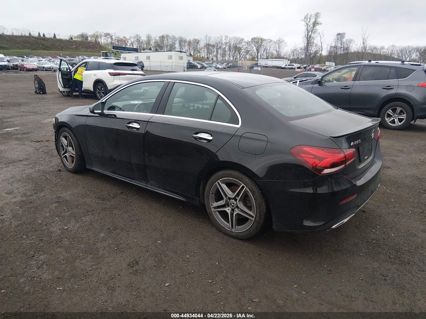 2019 Mercedes-benz A-klasse VIN WDD3G4FB4KW023442 IAAI salvage auction — FRONT END, Salvage (Idaho), sold $8,700 on 2026-07-09 (photo 3)