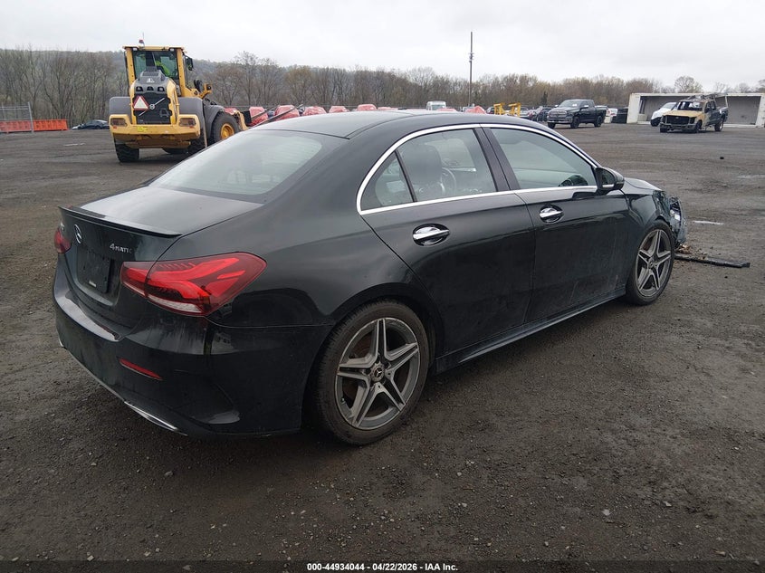 2019 Mercedes-benz A-klasse VIN WDD3G4FB4KW023442 IAAI salvage auction — FRONT END, Salvage (Idaho), sold $8,700 on 2026-07-09 (photo 4)