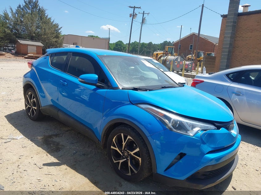 2019 Toyota C-hr VIN NMTKHMBXXKR085270 IAAI salvage auction — LEFT FRONT, Salvage (North Carolina), sold $4,300 on 2026-07-13 (photo 1)