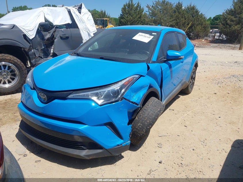 2019 Toyota C-hr VIN NMTKHMBXXKR085270 IAAI salvage auction — LEFT FRONT, Salvage (North Carolina), sold $4,300 on 2026-07-13 (photo 2)