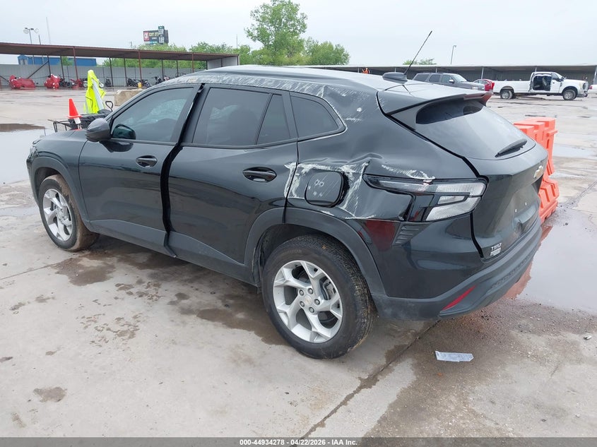 2025 Chevrolet Trax VIN KL77LFEP2SC165383 IAAI salvage auction — ROLLOVER, Salvage (Texas), sold $1,700 on 2026-07-24 (photo 3)