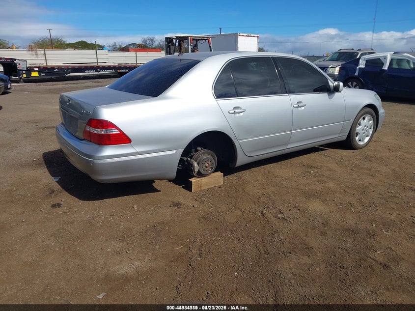 2006 Lexus Ls 430 VIN JTHBN36FX65043763 IAAI salvage auction — FRONT END, Salvage (Hawaii), sold $100 on 2026-07-14 (photo 4)