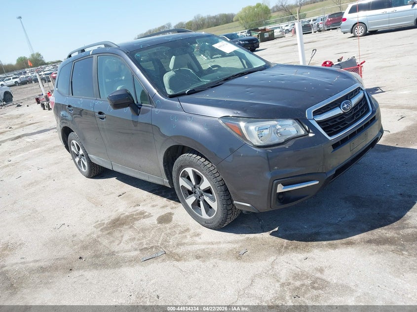 2017 Subaru Forester VIN JF2SJAEC2HH480877 IAAI salvage auction — HAIL, Salvage (Iowa), sold $2,100 on 2026-07-14 (photo 1)