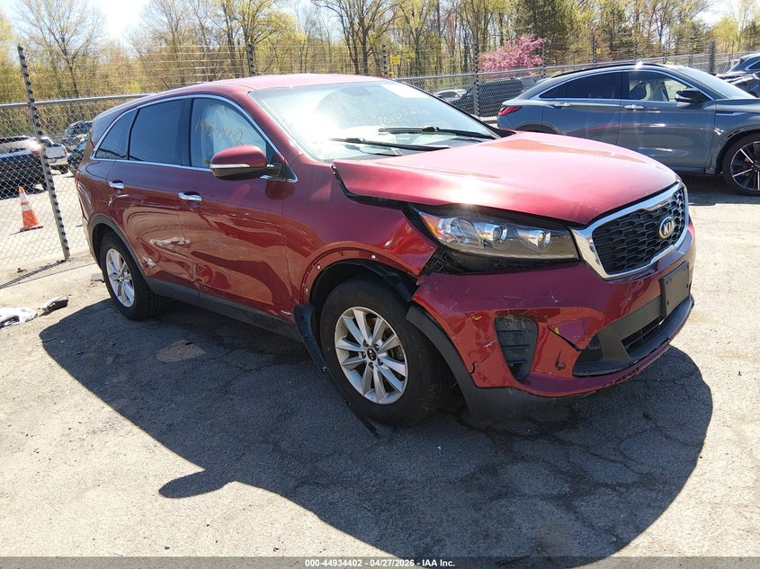 2019 Kia Sorento VIN 5XYPGDA35KG534571 IAAI salvage auction — RIGHT SIDE, Salvage Title, sold $1,750 on 2026-09-11 (photo 1)