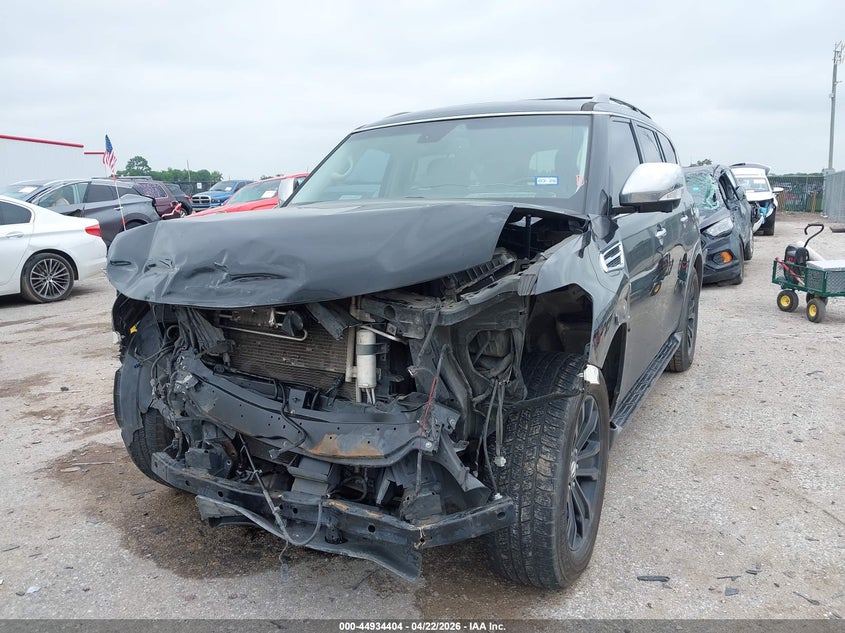 2017 Nissan Armada VIN JN8AY2NE2H9704970 IAAI salvage auction — FRONT END, Salvage (Texas), sold $2,500 on 2026-07-07 (photo 2)