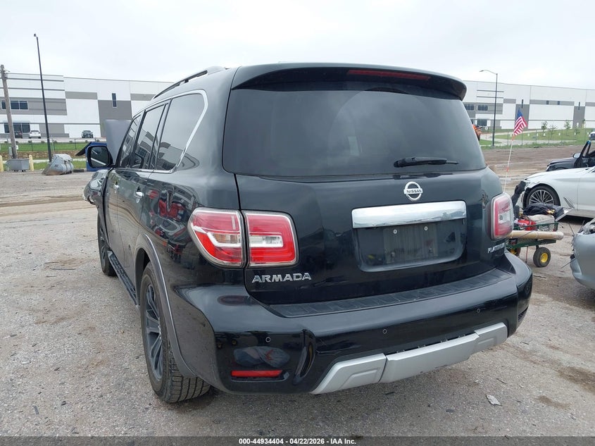 2017 Nissan Armada VIN JN8AY2NE2H9704970 IAAI salvage auction — FRONT END, Salvage (Texas), sold $2,500 on 2026-07-07 (photo 3)