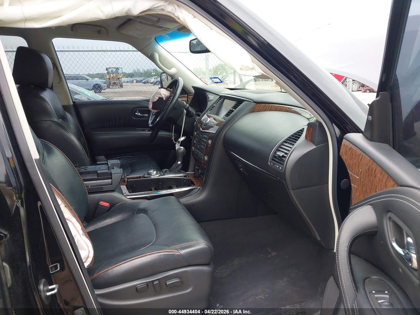 2017 Nissan Armada VIN JN8AY2NE2H9704970 IAAI salvage auction — FRONT END, Salvage (Texas), sold $2,500 on 2026-07-07 (photo 5)