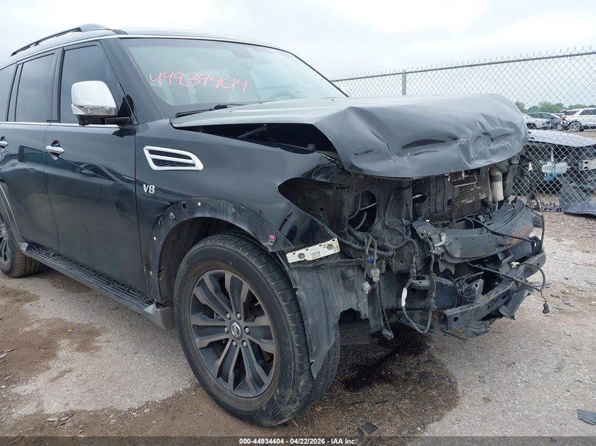 2017 Nissan Armada VIN JN8AY2NE2H9704970 IAAI salvage auction — FRONT END, Salvage (Texas), sold $2,500 on 2026-07-07 (photo 6)