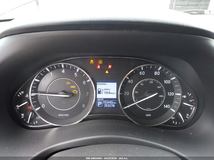 2017 Nissan Armada VIN JN8AY2NE2H9704970 IAAI salvage auction — FRONT END, Salvage (Texas), sold $2,500 on 2026-07-07 (photo 7)