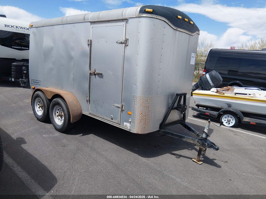 2006 Haul mark ind Unknown VIN 16HCB12106H150873 IAAI salvage auction — REAR END, Salvage (Utah), sold $50 on 2026-07-17 (photo 1)