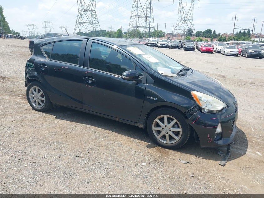 2012 Toyota Prius c VIN JTDKDTB34C1007361 IAAI salvage auction — FRONT & REAR, Salvage (Idaho), sold $1,475 on 2026-07-31 (photo 1)