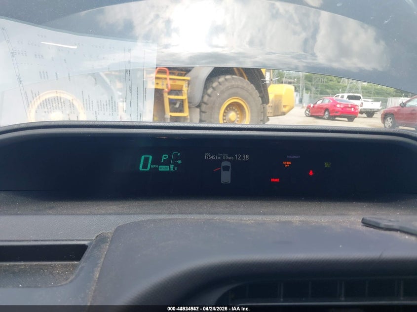2012 Toyota Prius c VIN JTDKDTB34C1007361 IAAI salvage auction — FRONT & REAR, Salvage (Idaho), sold $1,475 on 2026-07-31 (photo 7)