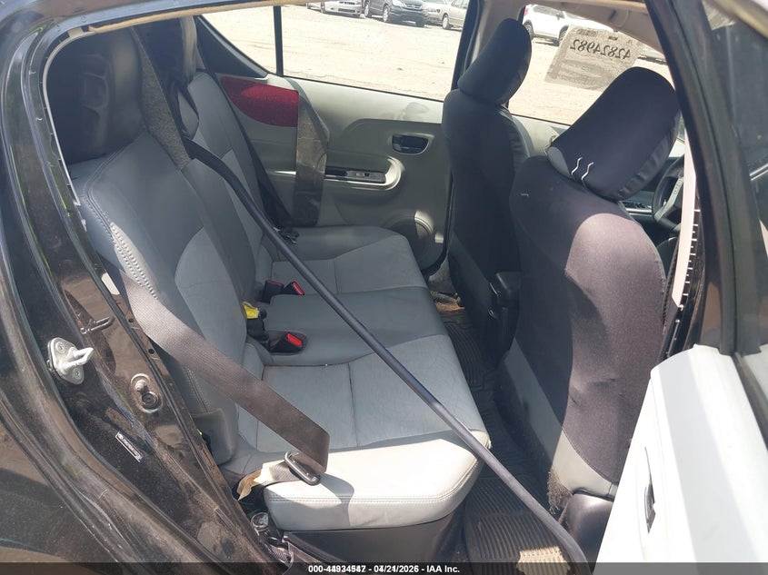 2012 Toyota Prius c VIN JTDKDTB34C1007361 IAAI salvage auction — FRONT & REAR, Salvage (Idaho), sold $1,475 on 2026-07-31 (photo 8)