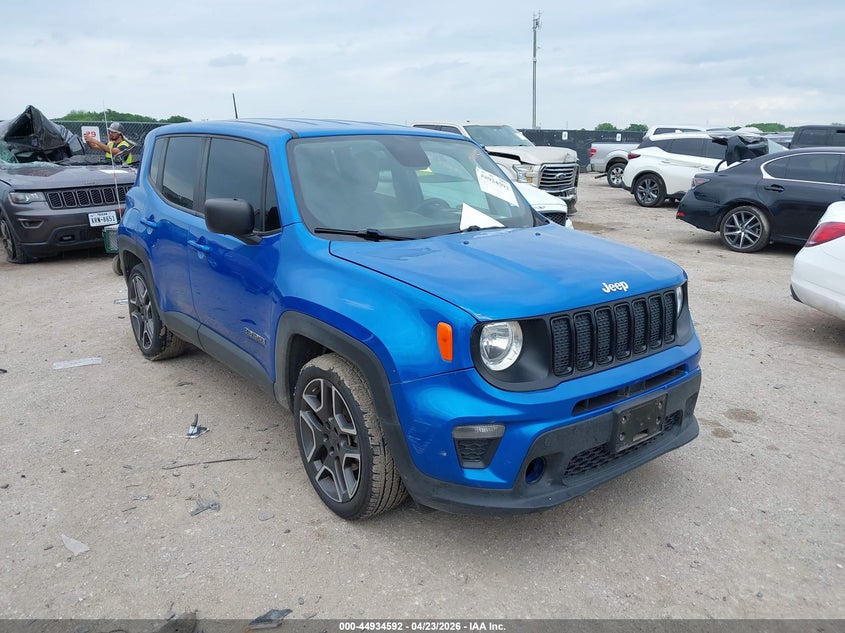 2020 Jeep Renegade VIN ZACNJAAB2LPM07452 IAAI salvage auction — HAIL, Original (Texas), sold $2,150 on 2026-07-28 (photo 1)