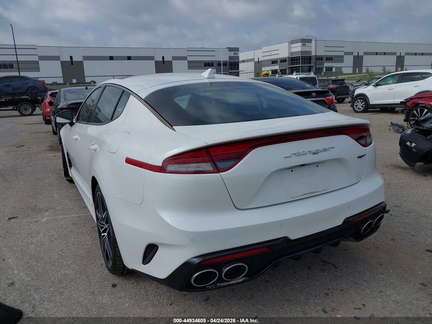 2022 Kia Stinger VIN KNAE45LC3N6108997 IAAI salvage auction — FRONT END, Salvage Title, sold $4,800 on 2026-07-07 (photo 3)
