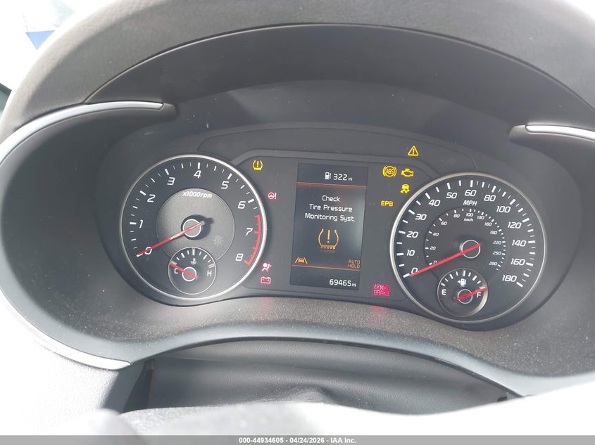 2022 Kia Stinger VIN KNAE45LC3N6108997 IAAI salvage auction — FRONT END, Salvage Title, sold $4,800 on 2026-07-07 (photo 7)