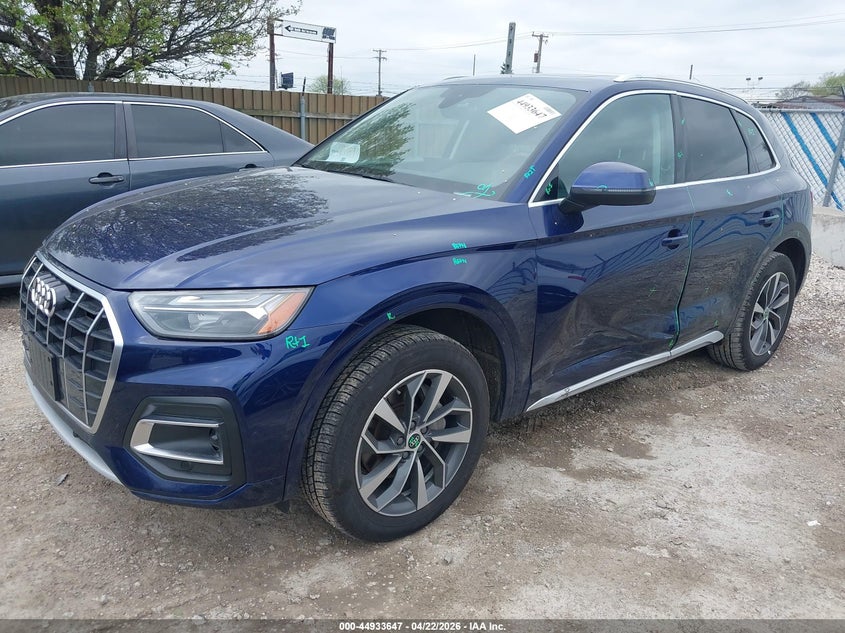 2021 Audi Q5 VIN WA1AAAFY4M2008983 IAAI salvage auction — UNKNOWN, Salvage (Illinois), sold $10,100 on 2026-07-21 (photo 2)