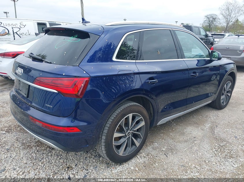 2021 Audi Q5 VIN WA1AAAFY4M2008983 IAAI salvage auction — UNKNOWN, Salvage (Illinois), sold $10,100 on 2026-07-21 (photo 4)