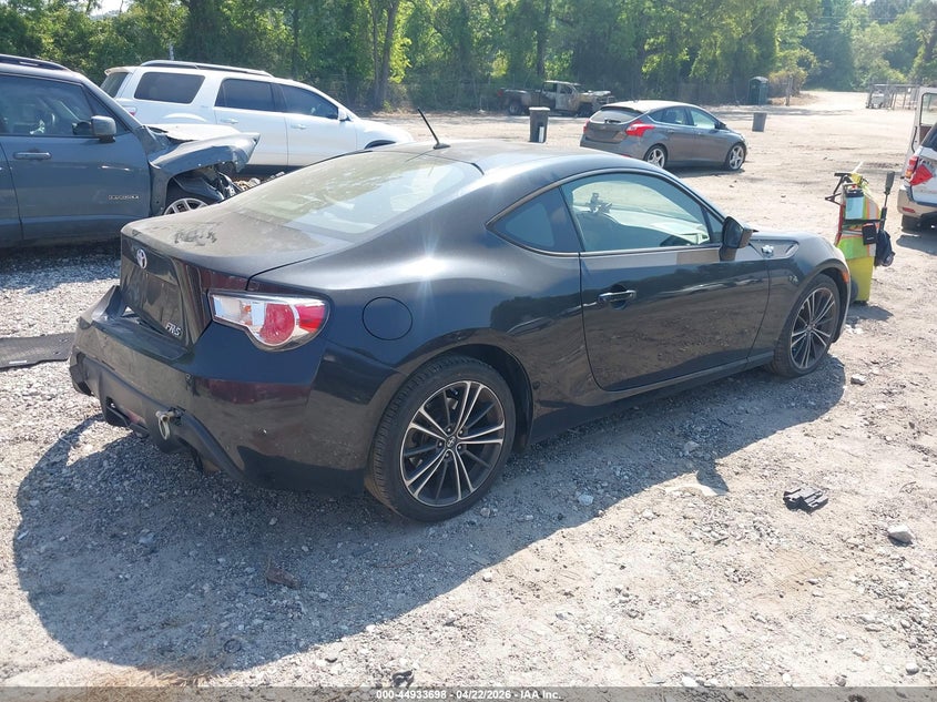 2013 Scion Fr-s VIN JF1ZNAA10D2734742 IAAI salvage auction — REAR END, Salvage (Georgia), sold $2,750 on 2026-07-24 (photo 4)