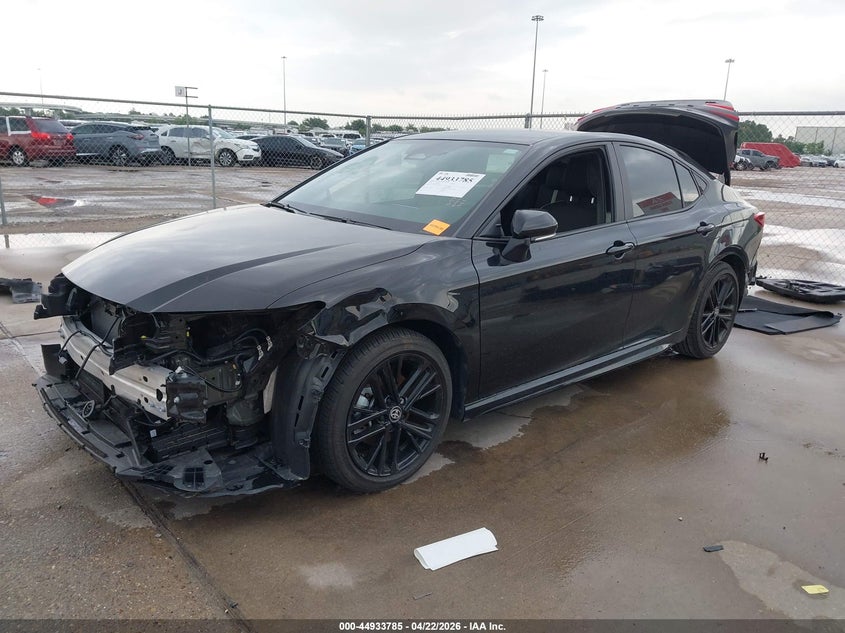 2025 Toyota Camry VIN 4T1DAACK1SU088226 IAAI salvage auction — FRONT & REAR, Original (Texas), sold $13,300 on 2026-07-30 (photo 2)