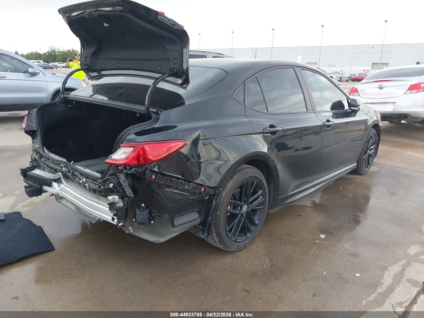 2025 Toyota Camry VIN 4T1DAACK1SU088226 IAAI salvage auction — FRONT & REAR, Original (Texas), sold $13,300 on 2026-07-30 (photo 4)