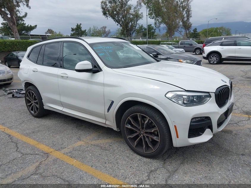 2021 BMW X3 VIN 5UXTY3C0XM9H18984 IAAI salvage auction — REAR END, Salvage Title, sold $11,325 on 2026-07-14 (photo 1)
