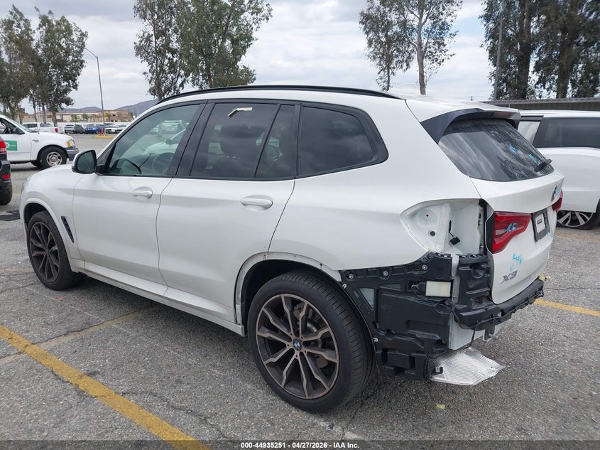 2021 BMW X3 VIN 5UXTY3C0XM9H18984 IAAI salvage auction — REAR END, Salvage Title, sold $11,325 on 2026-07-14 (photo 3)