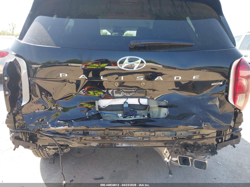 2025 Hyundai Palisade VIN KM8R2DGE9SU890239 IAAI salvage auction — REAR END, Salvage (Illinois), sold $13,800 on 2026-07-14 (photo 6)