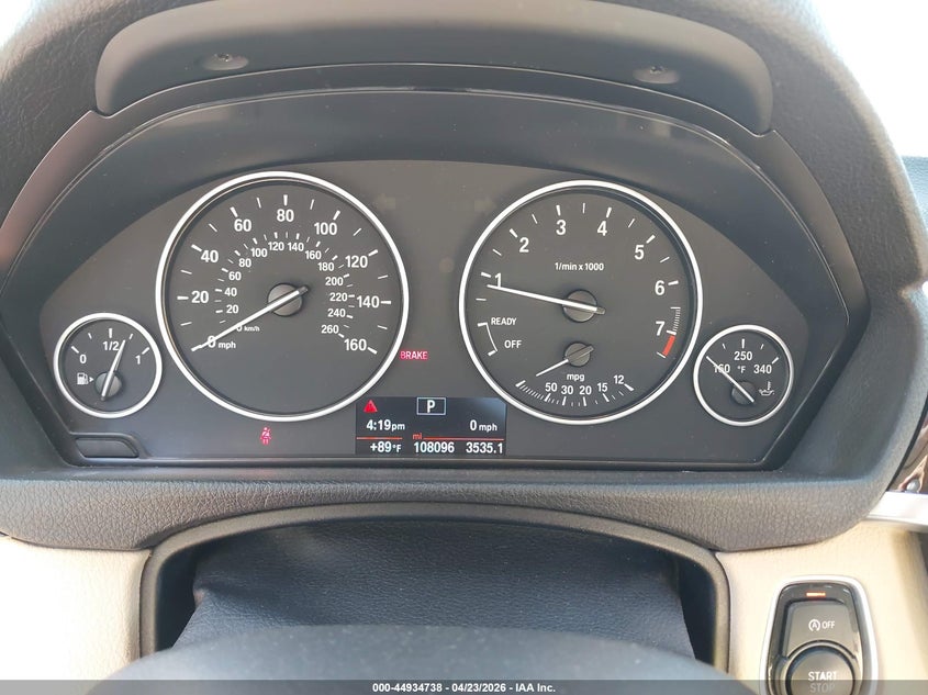 2015 BMW 3er VIN WBA3B1G55FNT03296 IAAI salvage auction — REAR END, Salvage Title, sold $2,400 on 2026-07-09 (photo 7)