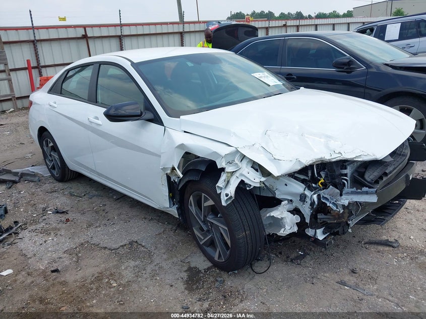 2025 Hyundai Elantra VIN KMHLM4DG6SU087149 IAAI salvage auction — FRONT END, Salvage (Texas), sold $5,150 on 2026-07-24 (photo 1)