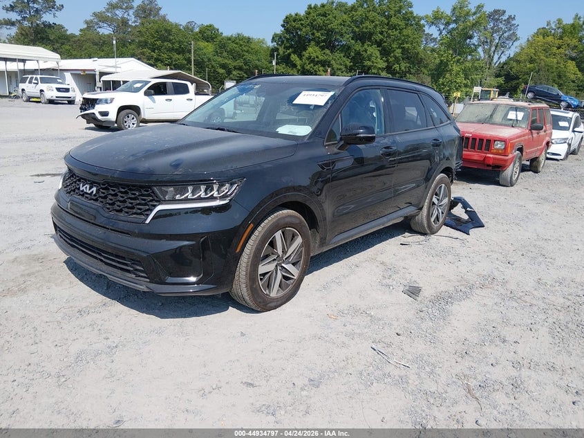 2023 Kia Sorento VIN 5XYRL4LC9PG211858 IAAI salvage auction — REAR END, Salvage Title, sold $7,250 on 2026-07-07 (photo 2)