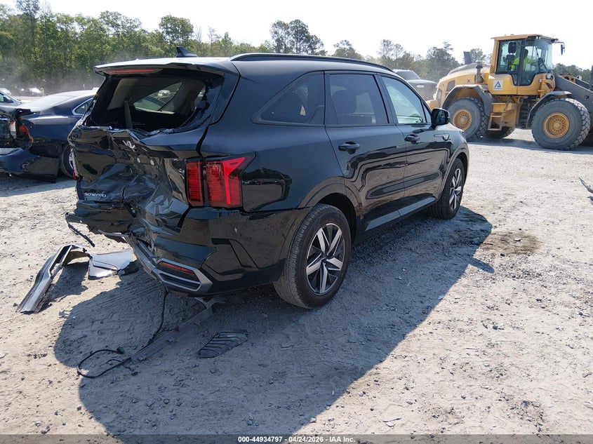 2023 Kia Sorento VIN 5XYRL4LC9PG211858 IAAI salvage auction — REAR END, Salvage Title, sold $7,250 on 2026-07-07 (photo 4)