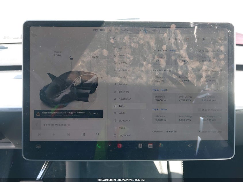 2025 Tesla Model y VIN 7SAYGDEE1SF297457 IAAI salvage auction — FRONT END, Salvage Title, sold $13,100 on 2026-07-23 (photo 7)