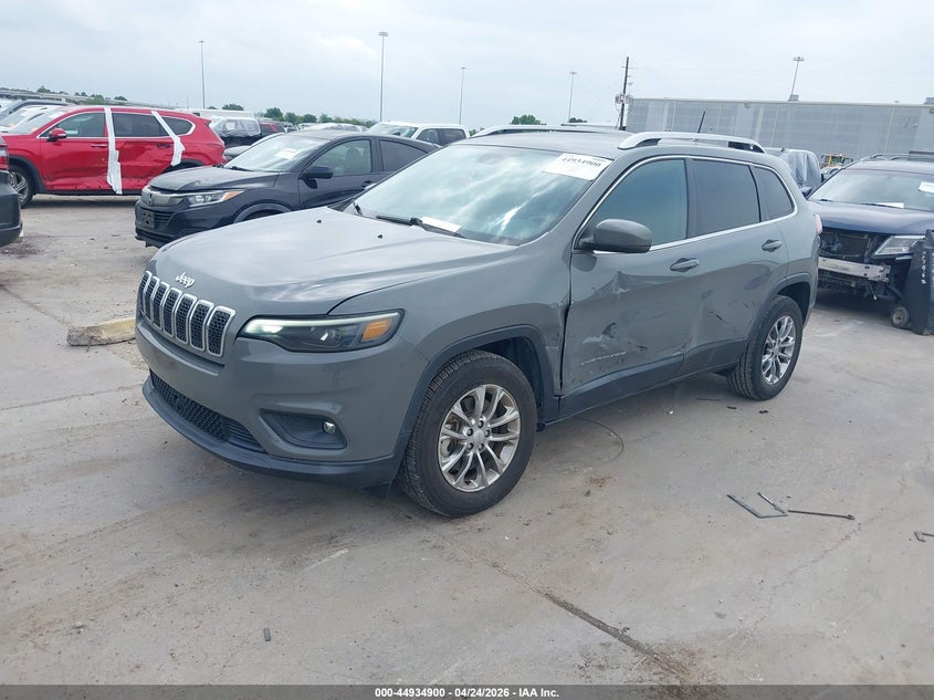 2021 Jeep Cherokee VIN 1C4PJMLB3MD186051 IAAI salvage auction — LEFT SIDE, Original (Texas), sold $7,100 on 2026-07-09 (photo 2)
