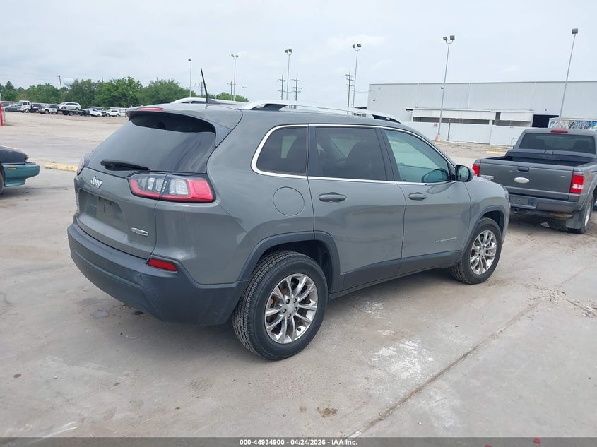 2021 Jeep Cherokee VIN 1C4PJMLB3MD186051 IAAI salvage auction — LEFT SIDE, Original (Texas), sold $7,100 on 2026-07-09 (photo 4)