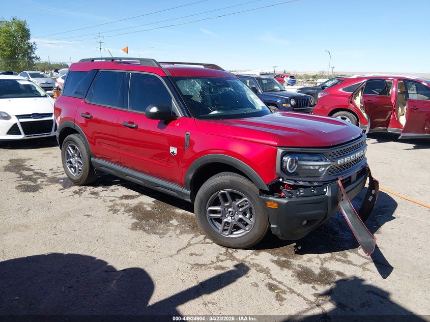 2025 Ford Bronco sport VIN 3FMCR9BN8SRF24382 IAAI salvage auction — LEFT FRONT, Wait Title, sold $6,200 on 2026-07-10 (photo 1)