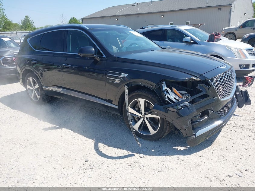 2021 Genesis Gv80 VIN KMUHCESC1MU038542 IAAI salvage auction — FRONT END, Wait Title, sold $7,100 on 2026-07-22 (photo 1)